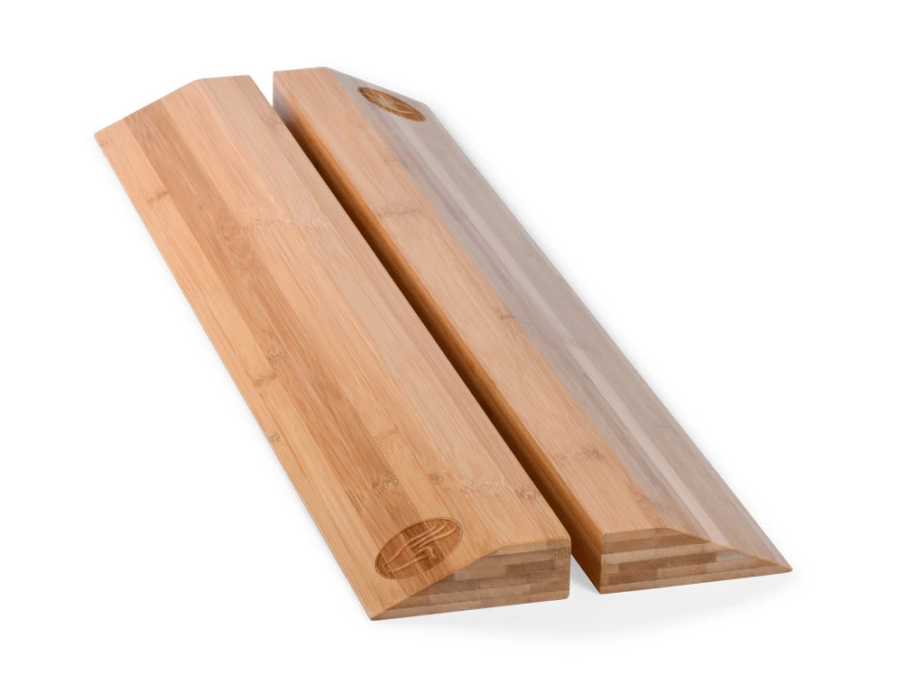 Bloc De Yoga En Bambou Massif - Slanting Plank 60cm X 9cm X 3cm 1 Bloc 2 Bloc De Yoga En Bambou Massif - Slanting Plank 60cm X 9cm X 3cm 1 Bloc – Image 2