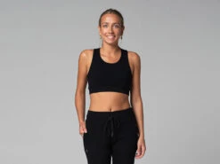 Brassière De Yoga Sport - Bio Noir Noir XS - 36