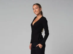 Cache Cœur - Bio Noir Noir XS - 36 -CHIN MUDRA Soldes cache coeur bio 163585081761811a4183a50