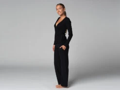 Cache Cœur - Bio Noir Noir XS - 36 -CHIN MUDRA Soldes cache coeur bio 163585084161811a59eaa8b