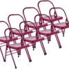 Chaise De Yoga 1 Barre Haute Prune Lot De 8 -CHIN MUDRA Soldes chaise de yoga 1 barre haute prune 170504587065a0ef6e0bc78