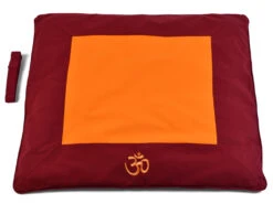 Coffret Tapis De Méditation Complet Bordeaux/Safran Orion -CHIN MUDRA Soldes coffret tapis de meditation complet bordeaux safran 1700827889656092f17c174