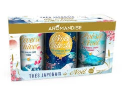 Coffret Thés Japonais De Noël 60g + 80g + 80g