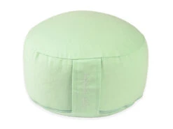 Coussin De Méditation Lotus 100% Coton Bio Vert Pastel