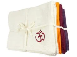 Couverture De Yoga 100% Coton Bio 150cm X 200cm Safran
