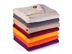 Couverture De Yoga Iyengar (Style Cachemire) 150 Cm X 200 Cm Gris