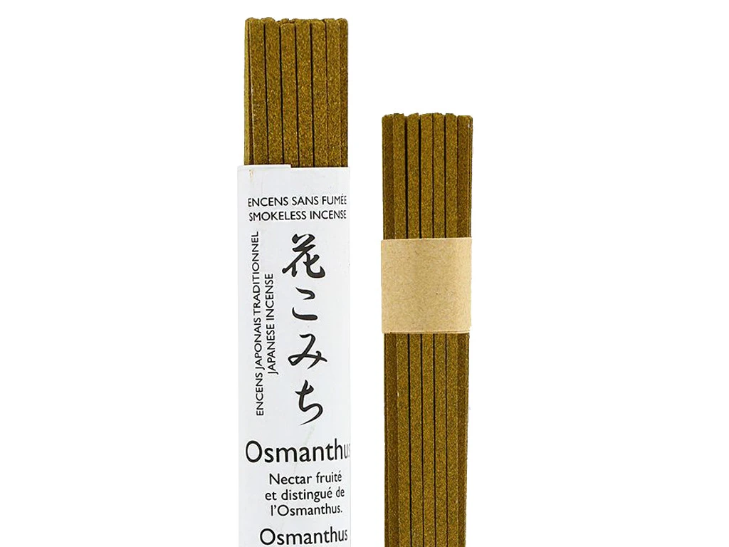 Encens Japonais ''sans Fumée'' Osmanthe 35 Bâtonnets X 30 Min 1 Encens Japonais ''sans Fumée'' Osmanthe 35 Bâtonnets X 30 Min