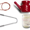 Kit Lota Jala Neti Complet Porcelaine Red Chili Pepper 400 Ml -CHIN MUDRA Soldes kit lota jala neti complet porcelaine red chili pepper 15928995035ef1b7af2b134