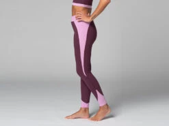 Legging De Yoga Bi-colore - Bio Prune Prune XS - 36 -CHIN MUDRA Soldes legging de yoga bi colore bio 16358496226181159664ca4