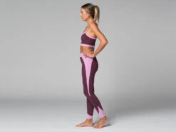 Legging De Yoga Bi-colore - Bio Prune Prune XS - 36 -CHIN MUDRA Soldes legging de yoga bi colore bio 1635849649618115b175fb8