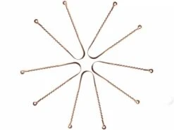 Lot De 10 Grattes Langue Serpenton 100% Cuivre 100% Cuivre