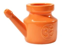 Lota Om En Porcelaine émaillée 400ml Orange Safran -CHIN MUDRA Soldes lota om en porcelaine emaillee 400ml orange safran 5b8dc9ce52211