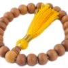 Mala 27 Perles Santal 8mm/Jaune -CHIN MUDRA Soldes mala 27 perles santal 8mm jaune 1535912773