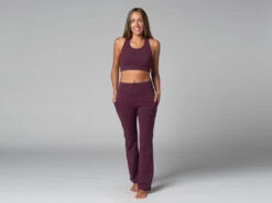 Pantalon De Yoga Femme Confort - Bio Prune Prune XS - 36 -CHIN MUDRA Soldes pantalon de yoga femme confort bio 163584823061811026aa404