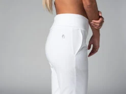Pantalon De Yoga Femme Confort - Bio Blanc Blanc XS - 36 -CHIN MUDRA Soldes pantalon de yoga femme confort bio 1635848415618110dfc7348