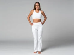 Pantalon De Yoga Femme Confort - Bio Blanc Blanc XS - 36 -CHIN MUDRA Soldes pantalon de yoga femme confort bio 1635848426618110ea14fd6