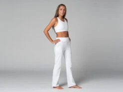 Pantalon De Yoga Femme Confort - Bio Blanc Blanc XS - 36 -CHIN MUDRA Soldes pantalon de yoga femme confort bio 1635848430618110ee947d8