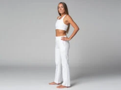 Pantalon De Yoga Femme Confort - Bio Blanc Blanc XS - 36 -CHIN MUDRA Soldes pantalon de yoga femme confort bio 1635848447618110ff2032d