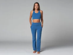 Pantalon De Yoga Femme Confort - Bio Bleu Bleu XS - 36 -CHIN MUDRA Soldes pantalon de yoga femme confort bio 163584851361811141d8b92