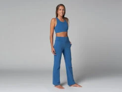 Pantalon De Yoga Femme Confort - Bio Bleu Bleu XS - 36 -CHIN MUDRA Soldes pantalon de yoga femme confort bio 1635848519618111478882f