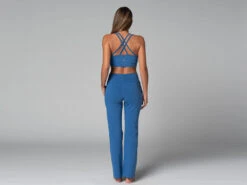 Pantalon De Yoga Femme Confort - Bio Bleu Bleu XS - 36 -CHIN MUDRA Soldes pantalon de yoga femme confort bio 1635848533618111556989b