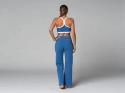 Pantalon De Yoga Femme Jazzy - Bio Bleu Bleu XS - 34 -CHIN MUDRA Soldes pantalon de yoga femme jazzy bio 163584726261810c5ec460b