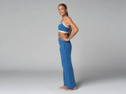 Pantalon De Yoga Femme Jazzy - Bio Bleu Bleu XS - 34 -CHIN MUDRA Soldes pantalon de yoga femme jazzy bio 163584726761810c638b744