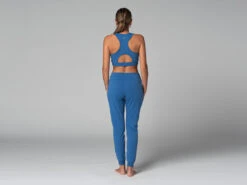 Pantalon De Yoga Femme Jogg - Bio Bleu Bleu XS - 36 -CHIN MUDRA Soldes pantalon de yoga femme jogg bio 163584794661810f0a0d17b