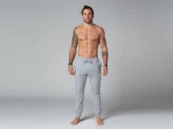 Pantalon De Yoga Homme Jogger - Bio Gris Gris S - 38/40 -CHIN MUDRA Soldes pantalon de yoga homme jogger bio 1635432230617ab726a11b9