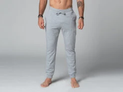 Pantalon De Yoga Homme Jogger - Bio Gris Gris S - 38/40