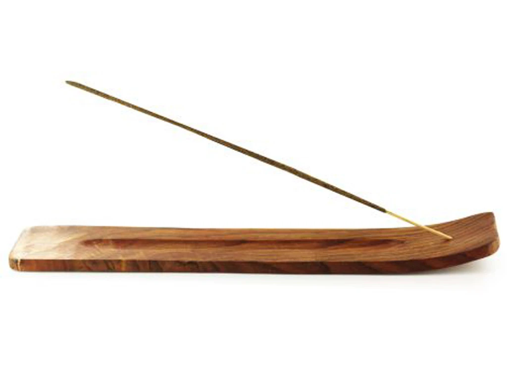 Porte Encens Indien Grande Gondole Bois L. 33 X L. 4 CM. 1 Porte Encens Indien Grande Gondole Bois L. 33 X L. 4 CM.