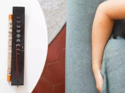 Porte Encens Kaya Lune L. 26 X L. 4 X H. 3 CM. -CHIN MUDRA Soldes porte encens kaya lune 170618876565b25fdd5f655