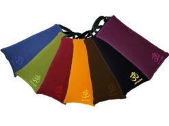 Sac De Sable Sandbag 100% Coton Bio Livré Sans Sable Bleu