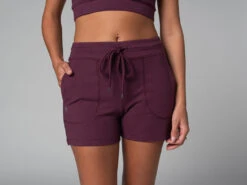 Short De Yoga Cool - Bio Prune Prune XS - 36 -CHIN MUDRA Soldes short de yoga cool bio 16358459026181070e5bb48