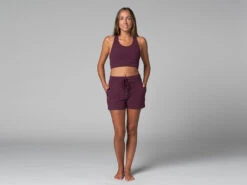 Short De Yoga Cool - Bio Prune Prune XS - 36 -CHIN MUDRA Soldes short de yoga cool bio 1635845924618107243134f
