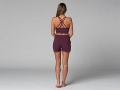 Short De Yoga Cool - Bio Prune Prune XS - 36 -CHIN MUDRA Soldes short de yoga cool bio 16358459356181072f516ea