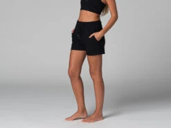 Short De Yoga Cool - Bio Noir Noir XS - 36 -CHIN MUDRA Soldes short de yoga cool bio 1635845987618107637d675