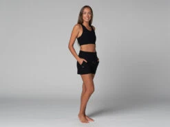 Short De Yoga Cool - Bio Noir Noir XS - 36 -CHIN MUDRA Soldes short de yoga cool bio 1635846006618107769135d