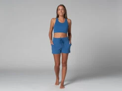 Short De Yoga Cool - Bio Bleu Bleu XS - 36 -CHIN MUDRA Soldes short de yoga cool bio 163584645561810937be841
