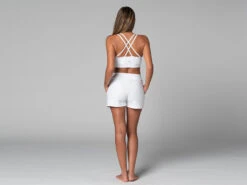 Short De Yoga Cool - Bio Blanc Blanc XS - 36 -CHIN MUDRA Soldes short de yoga cool bio 163584668061810a18f3164
