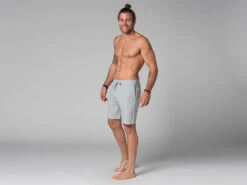 Short De Yoga Homme - Coton Bio Gris Gris S - 38/40 -CHIN MUDRA Soldes short de yoga homme coton bio 1635436236617ac6ccd2e07