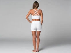 Short De Yoga Slim - Bio Blanc Blanc XS - 36 -CHIN MUDRA Soldes short de yoga slim bio 1635845716618106544542e
