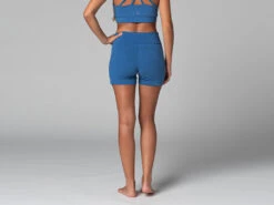 Short De Yoga Slim - Bio Bleu Bleu XS - 36 -CHIN MUDRA Soldes short de yoga slim bio 163584576561810685765d9