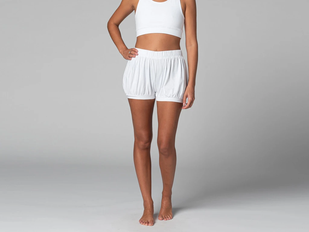 Short Femme Traditionnel Iyengar - Bio Blanc Blanc XS - 36 1 Short Femme Traditionnel Iyengar - Bio Blanc Blanc XS - 36