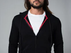 Sweat A Capuche Homme 100% Bio Noir Noir S - 38/40 -CHIN MUDRA Soldes sweat a capuche homme 100 bio 1635415965617a779da3d18