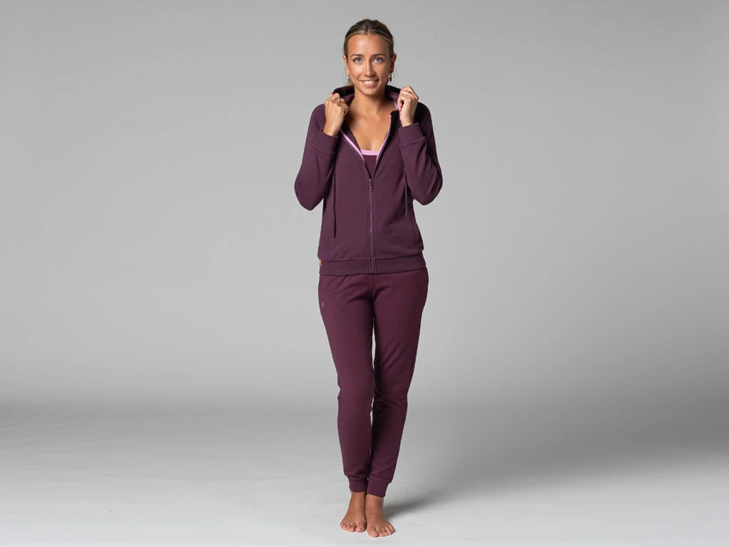 Sweat Capuche Femme - Bio Prune Prune XS - 36 8 Sweat Capuche Femme - Bio Prune Prune XS - 36 – Image 8