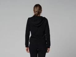 Sweat Capuche Femme - Bio Noir Noir XS - 36 -CHIN MUDRA Soldes sweat capuche femme bio 16358431376180fc41daae3