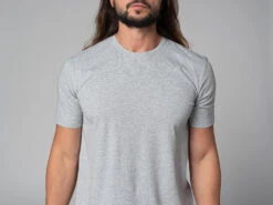 T-Shirt Tapan Manches Courtes 100% Bio Gris Gris S - 38/40 -CHIN MUDRA Soldes t shirt tapan manches courtes 100 bio 1635410339617a61a3f3a49