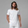 T-Shirt Tapan Manches Courtes 100% Bio Blanc Blanc S - 38/40 -CHIN MUDRA Soldes t shirt tapan manches courtes 100 bio 1635410525617a625d58406
