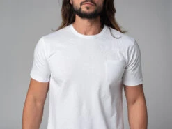 T-Shirt Tapan Manches Courtes 100% Bio Blanc Blanc S - 38/40 -CHIN MUDRA Soldes t shirt tapan manches courtes 100 bio 1635410544617a62705fc48